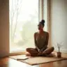 Woman displaying how to develop a mindfulness routine